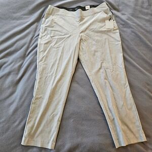 Simply Vera‎ Vera Wang XL Ankle Pants The Polished Twill Pull On Slacks